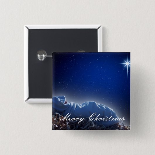 Das Geschenk von Weihnachten Button (Vorne & Hinten)