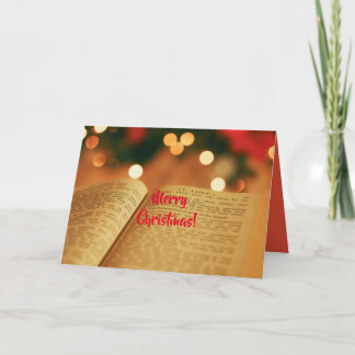 Das Geschenk von Weihnachten Karte