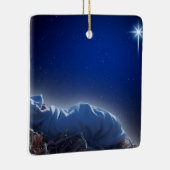 Das Geschenk von Weihnachten Keramikornament (Rechts)