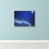 Das Geschenk von Weihnachten Leinwanddruck (Insitu (Holzboden))