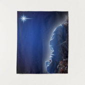 Das Geschenk von Weihnachten Wandteppich (Vorderseite)