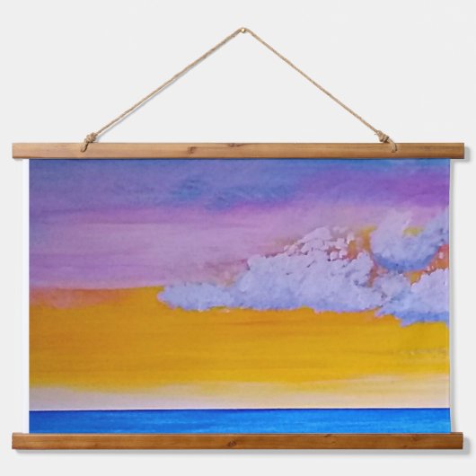 Das Geschenk Wandteppich Mit Holzrahmen (Vorderseite)