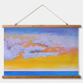 Das Geschenk Wandteppich Mit Holzrahmen (Vorderseite 3)