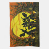 Das Geschirrtuch der Halloween-Hexefee (Vertikal)