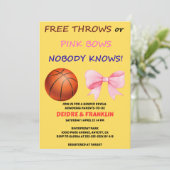 Das Geschlecht der Freien Pfeile oder rosa Bögen o Einladung (Stehend Vorderseite)