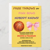 Das Geschlecht der Freien Pfeile oder rosa Bögen o Einladung (Vorne/Hinten)