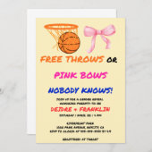 Das Geschlecht der Freien Pfeile oder rosa Bögen o Einladung (Vorne/Hinten)