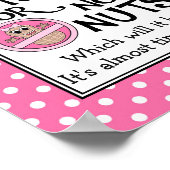 Das Geschlecht "Nuts oder No Nuts" zeigt ein Poste Poster (Ecke)