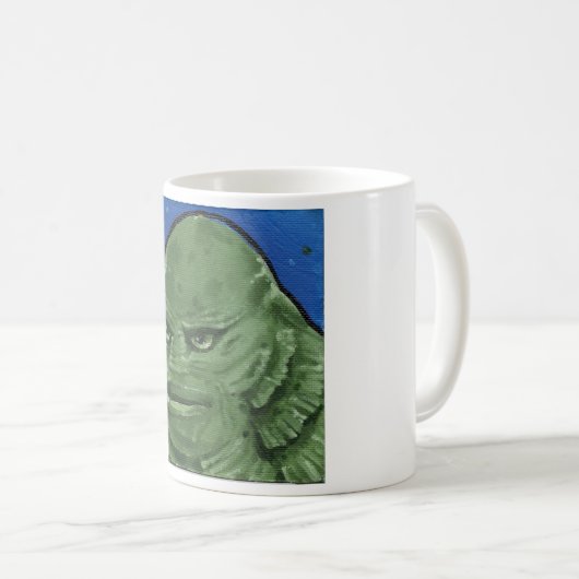 "das Geschöpf " Kaffeetasse (VorderseiteRechts)