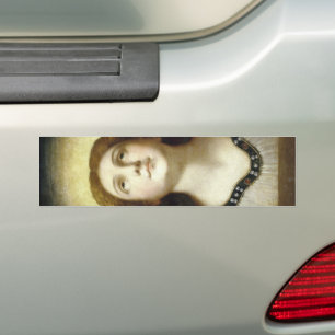 Das gesegnete Soul (Angelic Young Religious Woman) Autoaufkleber