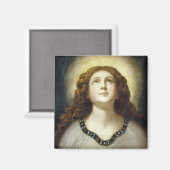 Das gesegnete Soul (Angelic Young Religious Woman) Magnet (Vorderseite/Rückseite)