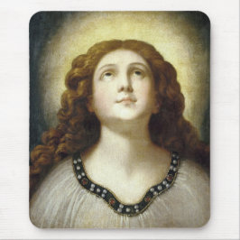 Das gesegnete Soul (Angelic Young Religious Woman) Mousepad