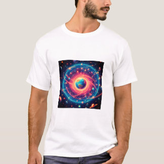 Das Gesetz der Anziehung um die Erde T-Shirt