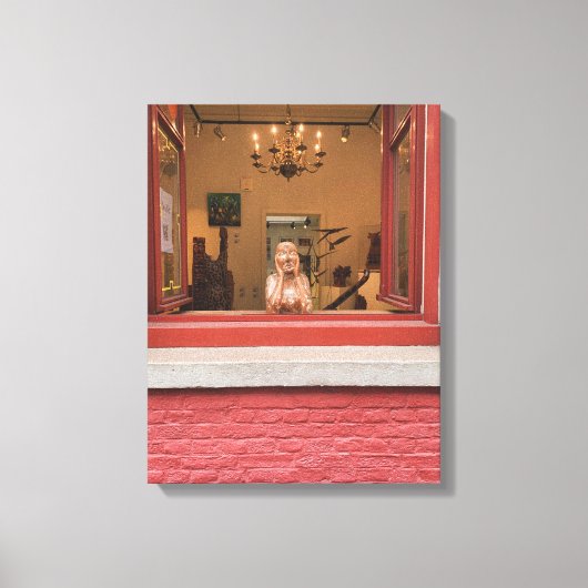 Das Gesicht Brügges Leinwanddruck (Vorderseite)