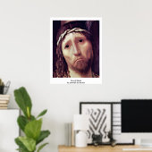 Das Gesicht Christi von Antonello da Messina Poster (Heimbüro)
