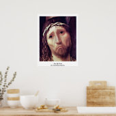 Das Gesicht Christi von Antonello da Messina Poster (Küche)