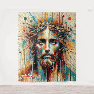 Das Gesicht Christi Wandteppich