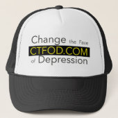 Das Gesicht der Depression ändern_ CTFOD_ Banner_C Truckerkappe (Vorderseite)