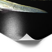 Das Gesicht der Dunkelheit Fotodruck (Ecke)