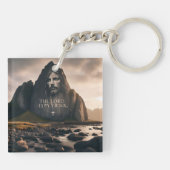 Das Gesicht der Herren auf dem Felsberg Schlüsselanhänger (Rückseite)
