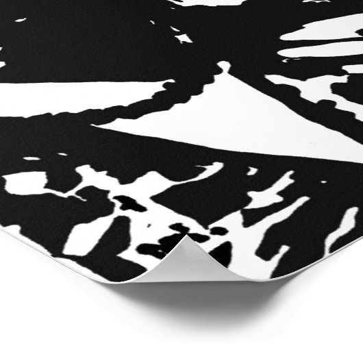 Das Gesicht der Kunst Poster (Ecke)