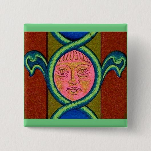 Das Gesicht des 16. Jahrhunderts Button (Vorderseite)