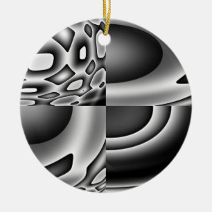 Das Gesicht des bösen Ornaments Keramikornament