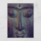 Das Gesicht des Buddha Postkarte (Vorderseite)