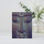 Das Gesicht des Buddha Postkarte (Stehend Vorderseite)
