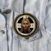 Das Gesicht des christlich-orthodoxen Schwarzen Sy Button (Beispiel)