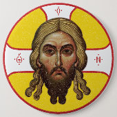 Das Gesicht des christlich-orthodoxen Symbols Button (Vorderseite)