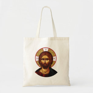 Das Gesicht des heiligen Christi-Symbols Tragetasche