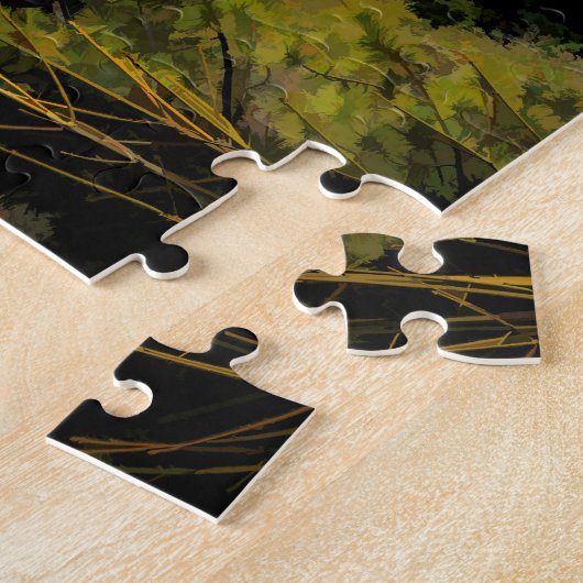 DAS GESICHT DES HÖHENS SHASTA PUZZLE (Seite)