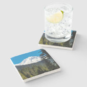 DAS GESICHT DES HÖHENS SHASTA STEINUNTERSETZER (Seitenansicht)
