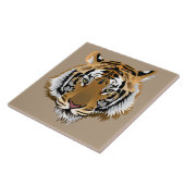 Das Gesicht des lebhaften Tigers Fliese (Seite)