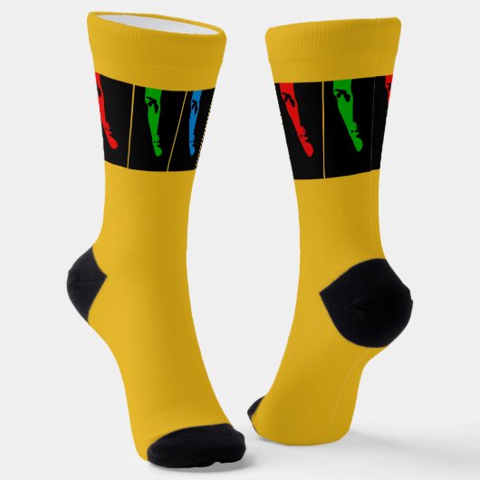 Das Gesicht des Menschen Socken (Gewinkelt)