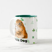 das Gesicht des Präriehunds (2) Zweifarbige Tasse (Vorderseite Links)