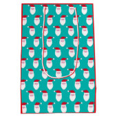 Das Gesicht des Weihnachtsmanns Mittlere Geschenktüte (Rückseite)