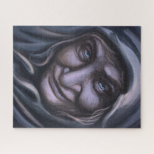 das Gesicht einer alten Hexe Puzzle (Horizontal)