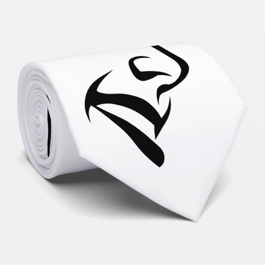 Das Gesicht einer Frau Krawatte (Gerollt)