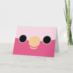 Das Gesicht einer Galah Karte
