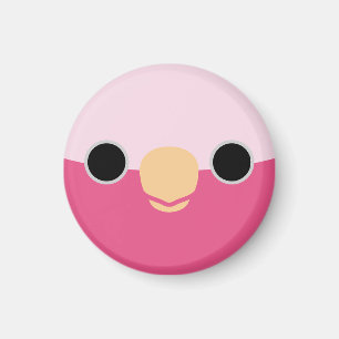 Das Gesicht einer Galah Magnet
