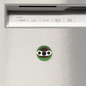 Das Gesicht einer goldfarbenen Ara Magnet (In Situ (Geschirrspüler))