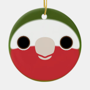 Das Gesicht einer kubanischen Amazone Keramik Ornament