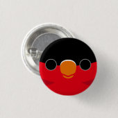 Das Gesicht einer Lila-bösen Lory Button (Vorne & Hinten)