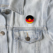Das Gesicht einer Lila Lory Button (Beispiel)