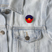 Das Gesicht einer Lory in Collared Button (Beispiel)