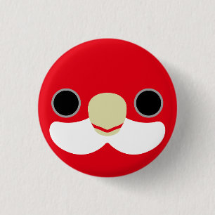 Das Gesicht einer Osterrosella Button