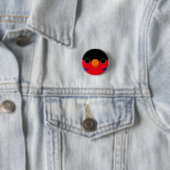 Das Gesicht einer schwarz gekappten Lory Button (Beispiel)