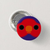 Das Gesicht einer Violetekichelorie Button (Vorne & Hinten)